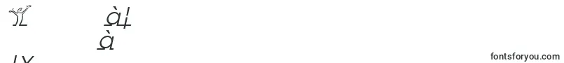 LinearmenteItalic-Schriftart – bengalische Schriften